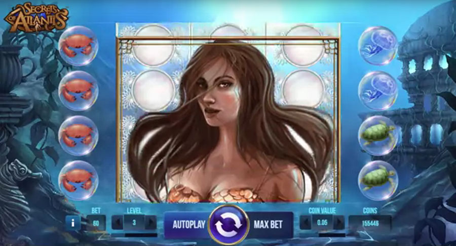 онлайн-слот NetEnt - Secrets of Atlantis, скриншот 4